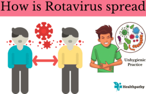 How is rotavirus spread