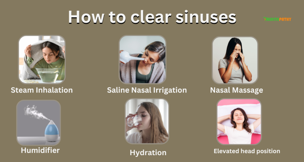 How to clear sinuses