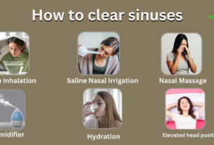How to clear sinuses